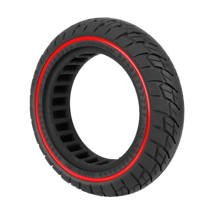 For Ninebot Max G30 10 X 2.5 Inch  (60/70-6.5) Scooter Solid Rubber Tire Red Line