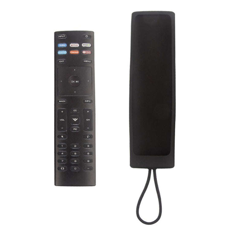 For Vizio XRT136/XRT140 2pcs Remote Control Silicone Case(Black)
