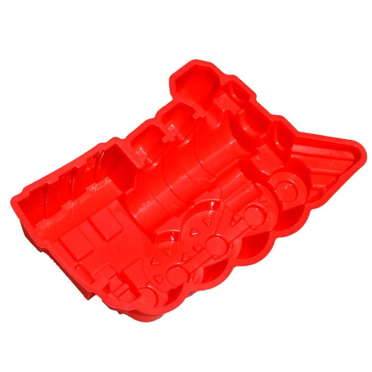 Soft Silicone Cake Mold Roasting Tools Train Shape Bread Mold