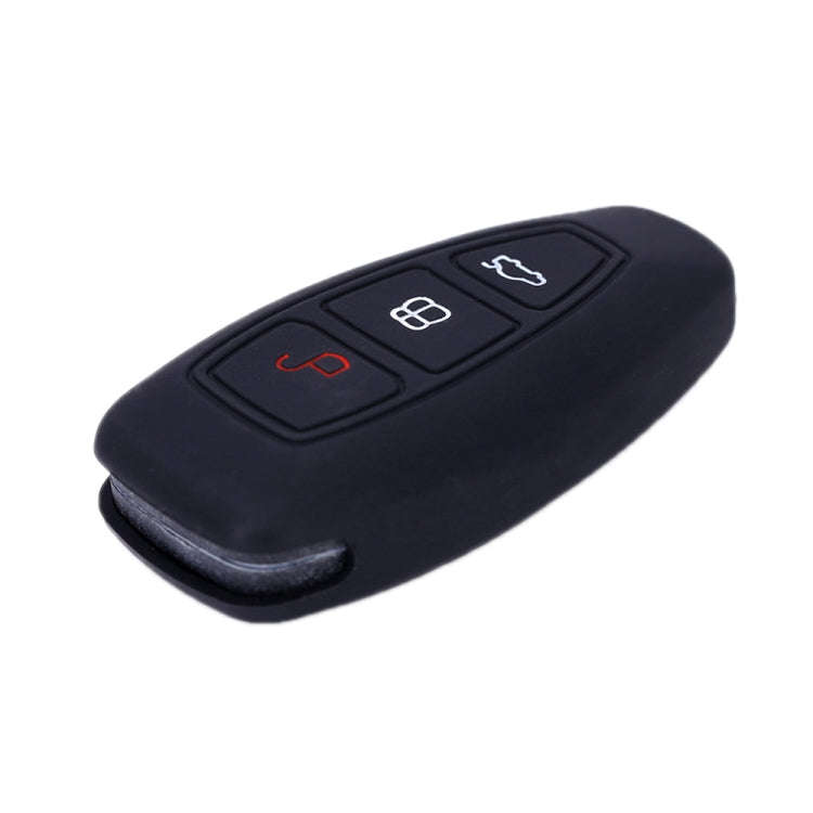For Ford Focus/Mondeo 2pcs Folding Three-Button Key Protect Cover(Red)