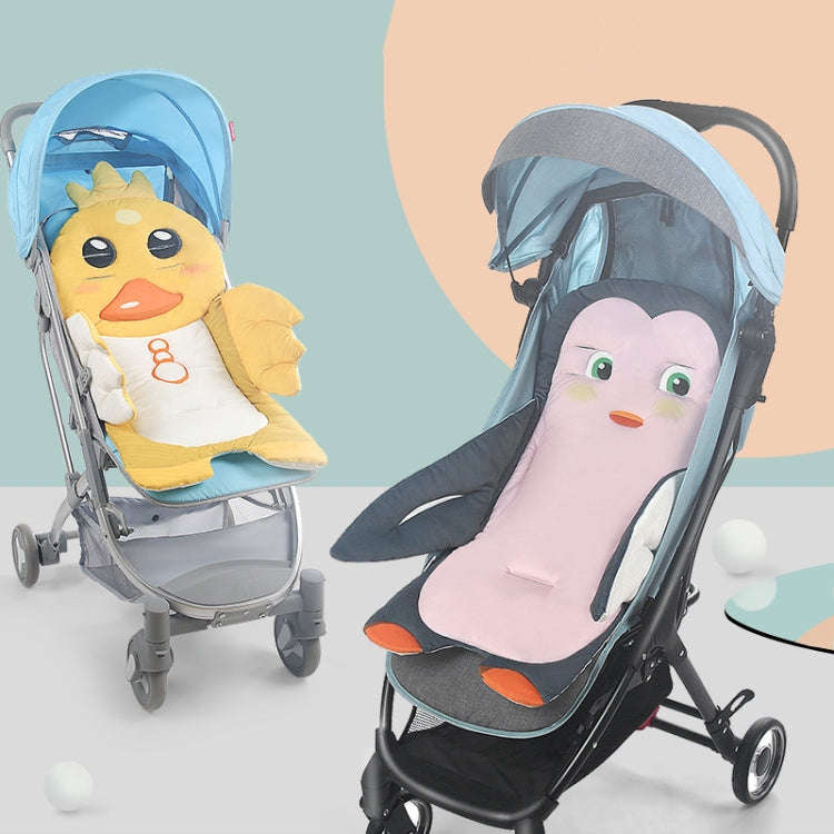 Baby Carriage Cushion Cotton Four Seasons General Purpose Dining Chair Mat(Pink Piglet)