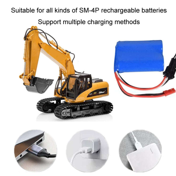 7.4V 18650 Lithium Battery USB Charging Cable(SM-4P)