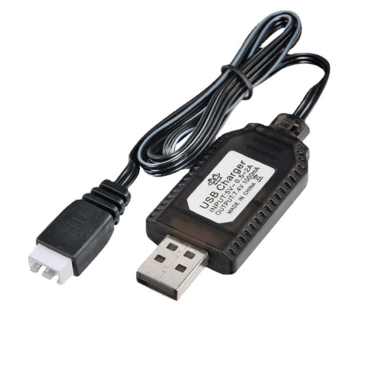 7.4V Lithium Battery Charger Toy Aircraft Accessories USB Data Cable(XH-3P)