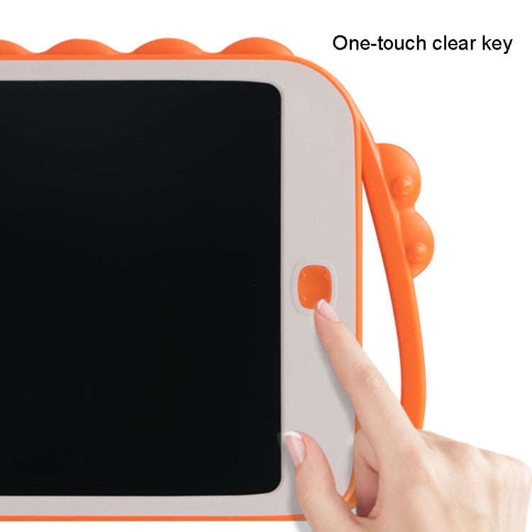 10 inch Cartoon Dinosaur LCD Writing Board Colorful Children Painting Board(Light Blue)