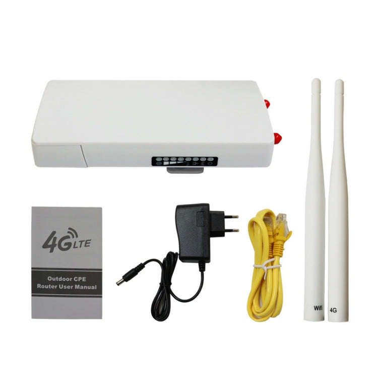 European Version 4G LTE Router CPE Outdoor Waterproof Mobile Router Triple Network, EU Plug