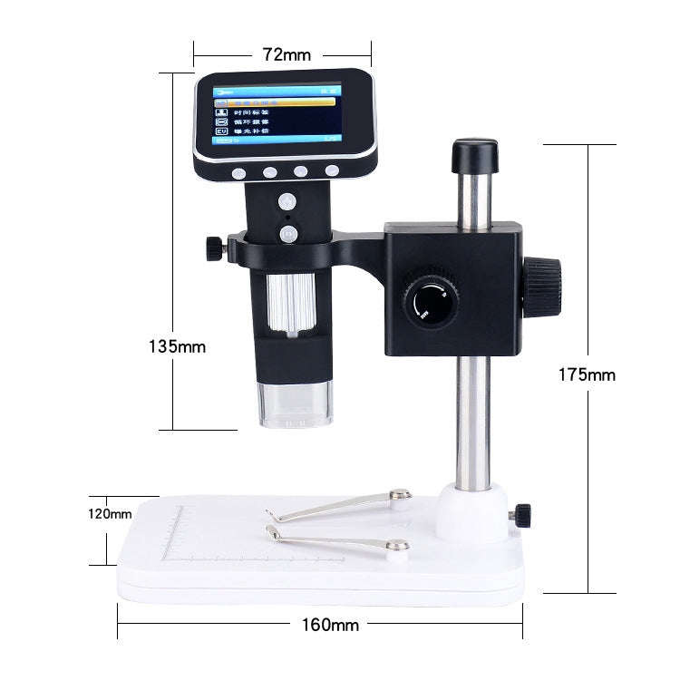 DM1 3.5-inch Screen Smart Wireless 500X HD Digital Microscope Handheld Portable Children Microsco...
