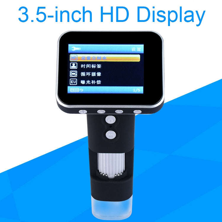 DM1 3.5-inch Screen Smart Wireless 500X HD Digital Microscope Handheld Portable Children Microsco...