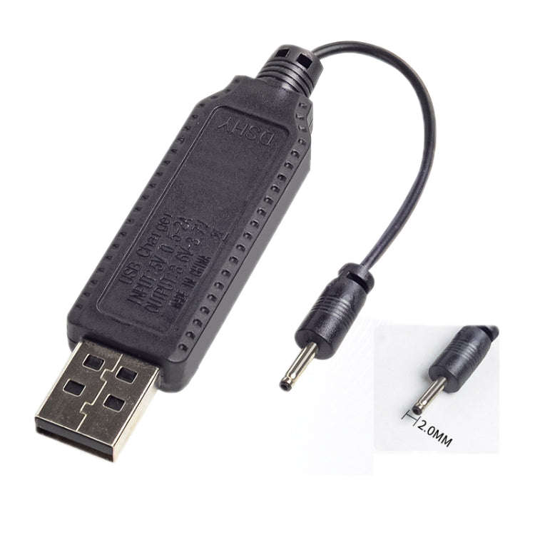 3.7V 2.0 Straight Header Lithium Battery Charging Cable With Reverse Polarity Protection(10cm)