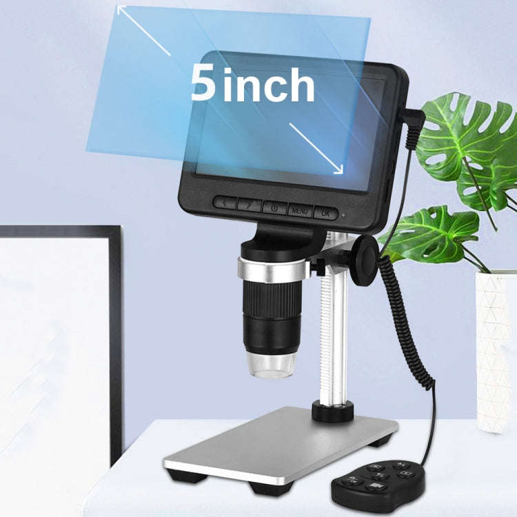 500X/1000X 5-Inch Screen WIFI HD 2 Million Pixel Maintenance Electron Microscope, Specification: ...