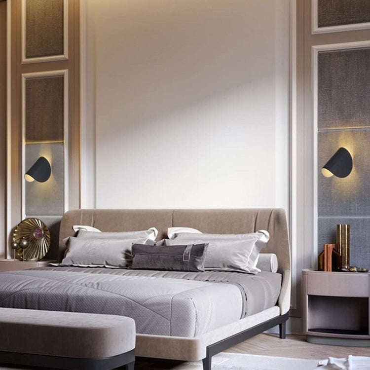 Showroom Bedroom Bedside Lamp Rotating LED Color Wall Lamp, Color: White(White Light)