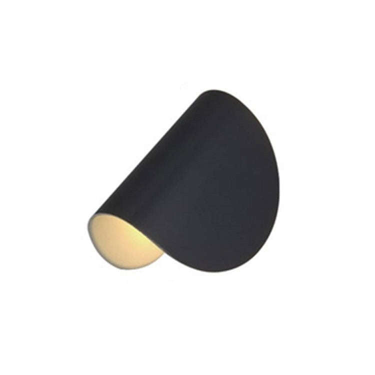 Showroom Bedroom Bedside Lamp Rotating LED Color Wall Lamp, Color: Black(White Light)
