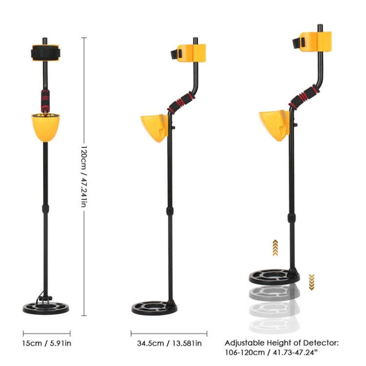 MD9020C High Sensitivity LCD Display Metal Detector