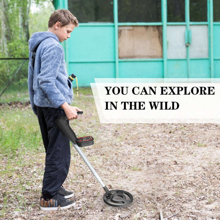 Goint MD3002 Children Beach Toy Underground Metal Detector(Black)