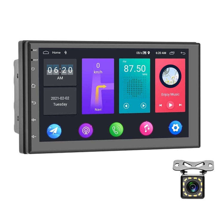 A2797 7 Inch Android WiFi 2+32G Central Control Large Screen Universal Car Navigation Reversing V...