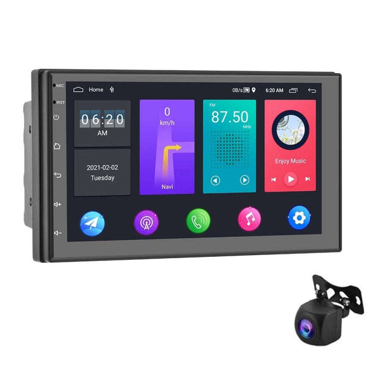 A2797 7 Inch Android WiFi 2+32G Central Control Large Screen Universal Car Navigation Reversing V...