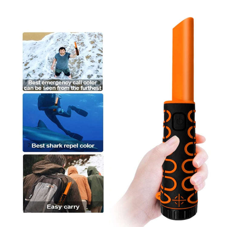 Goint IP68 Waterproof Convenience Metal Scanner High Sensitivity Underwater Metal Detector(Orange)