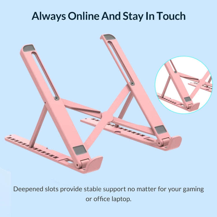 2 In 1 Laptop Mobile Phone Stand Heightening Cooling Stand(Black)