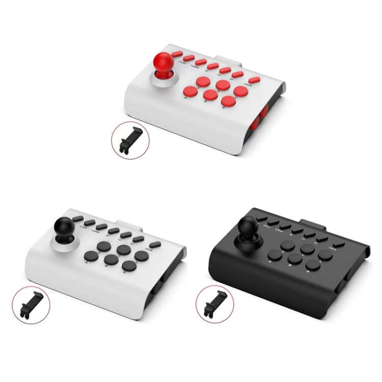 Y01 Bluetooth Wireless 2.4G Joystick Gamepad(White Black)