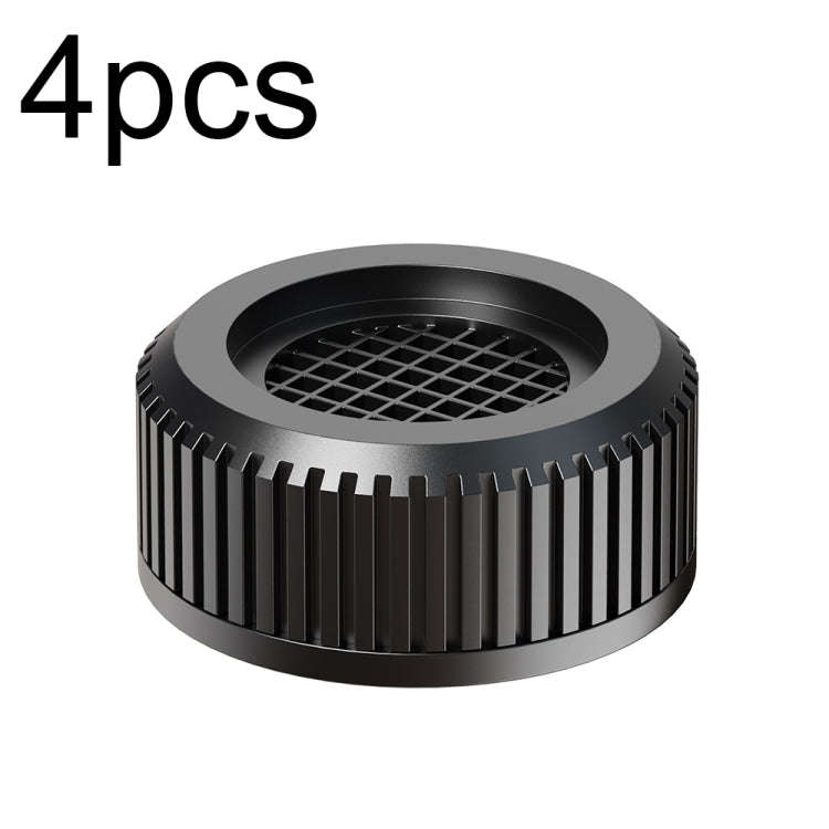 4pcs Single-layer JDY-H Washing Machine Shock-absorbing Floor Mat Furniture Non-slip Heightening ...