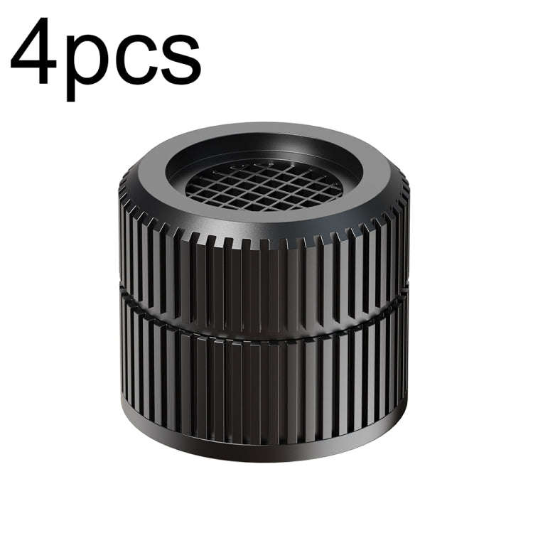 4pcs Double-layer JDY-H Washing Machine Shock-absorbing Floor Mat Furniture Non-slip Heightening ...