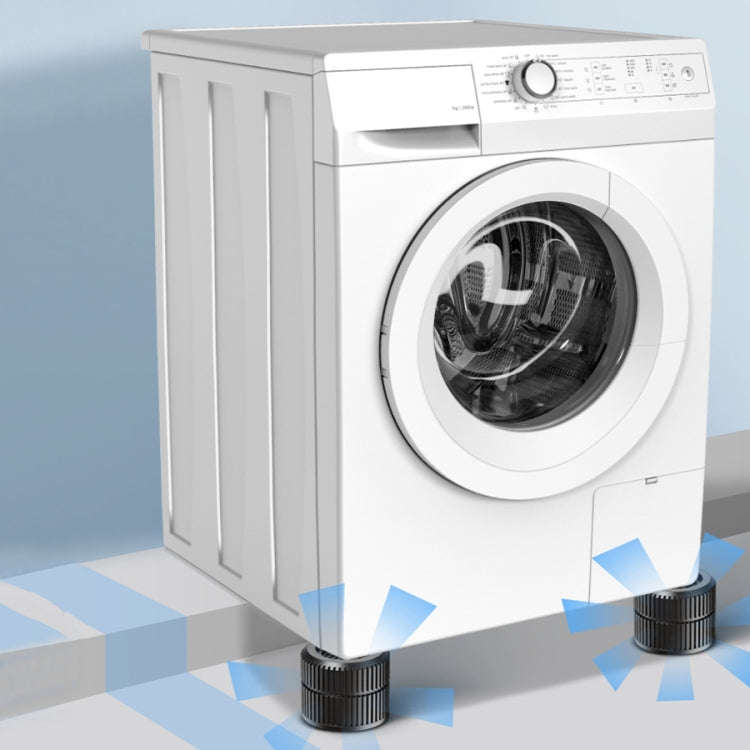 4pcs Three-layer JDY-H Washing Machine Shock-absorbing Floor Mat Furniture Non-slip Heightening B...