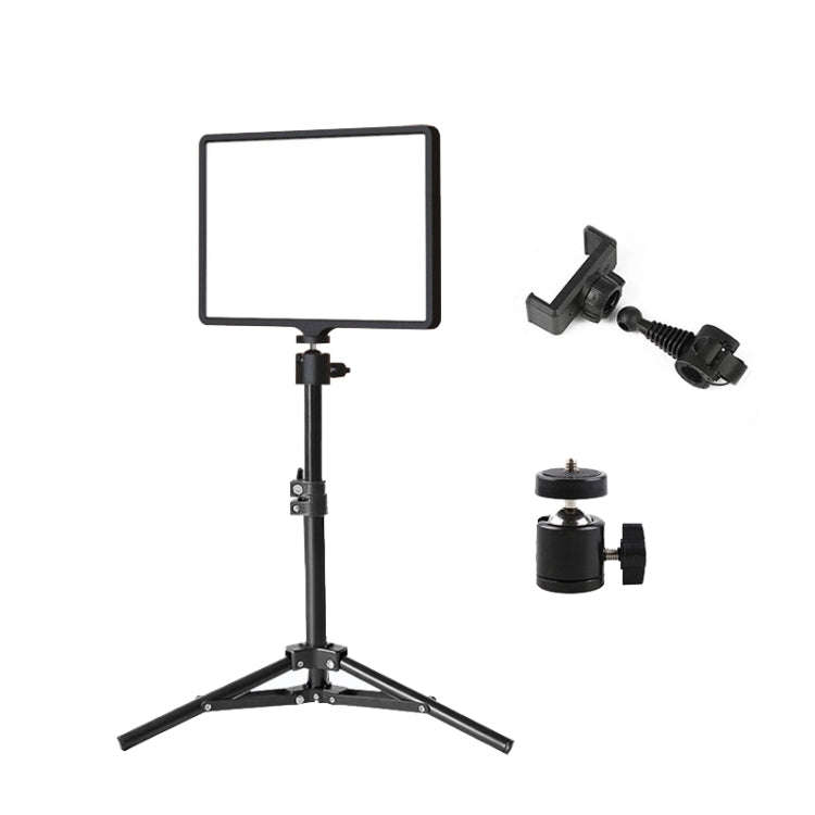 10 Inch 3000-6500K Three-color Temperature Photography Flat-panel Live Fill Light,Spec: 0.5m Bracket