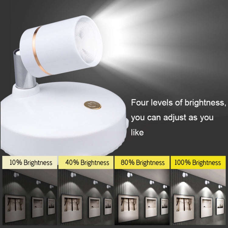 TL005 Battery Type Cabinet Background Wall LED Anti-glare Spotlights Gallery Decorative Lights wi...