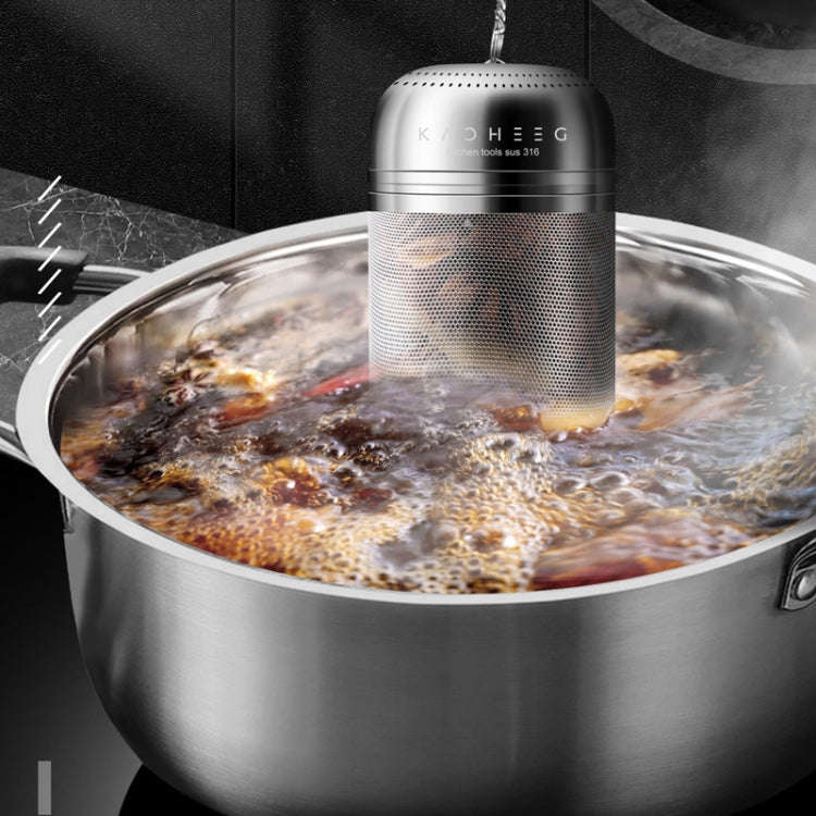 Kacheeg 316 Stainless Steel Halogen Cage Cooking Meat Seasoning Box, Size: Small
