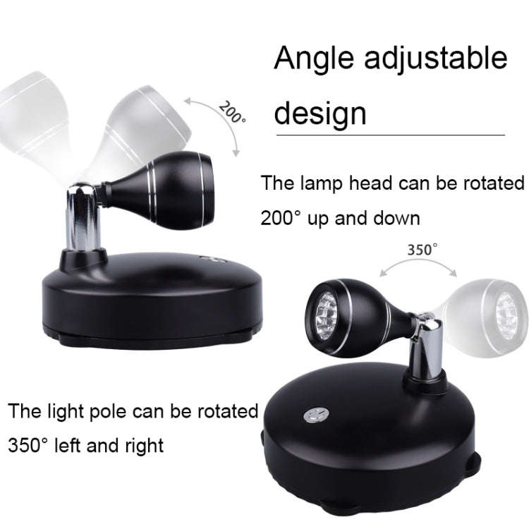 TL006-RGB USB Charging Jewelry Cabinet RGB Atmosphere Spotlights with Remote Control