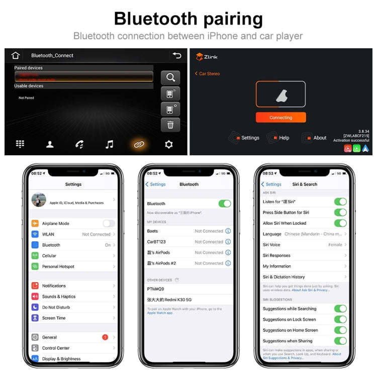A2743 For Volkswagen 1+16G 9-inch Central Control Large Screen With Carplay Car Android10.0 Navig...