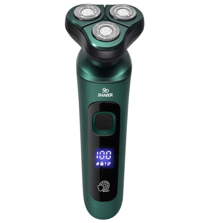 Standard Version Smart Electric Shaver LCD Digital Display Three-head USB Rechargeable Floating R...