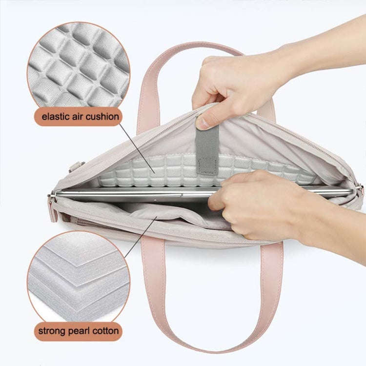 For MacBook 13.3-14 Inches MAHOO 10188 Ultra-Thin Hand Computer Bag Messenger Laptop Bag, Color: ...