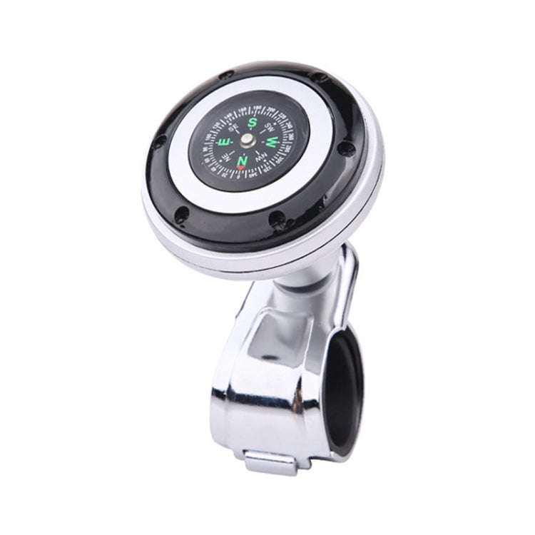 Car Steering Wheel Booster Ball Assist With Compass(A Model Black)