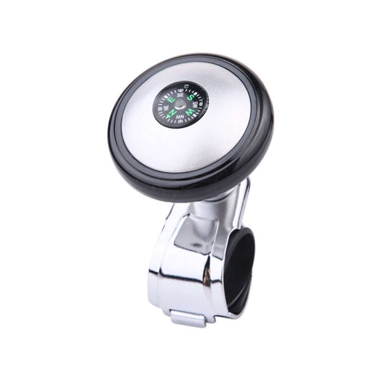 Car Steering Wheel Booster Ball Assist With Compass(B Model Black)