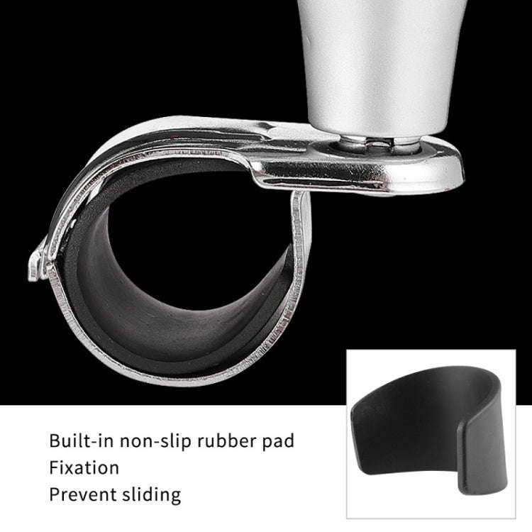 Car Steering Wheel Booster Ball Assist With Compass(A Model White)
