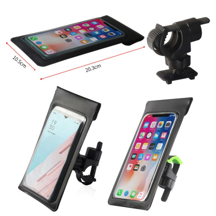 Outdoor Cycling Mobile Phone Navigation Waterproof Bracket(Black)