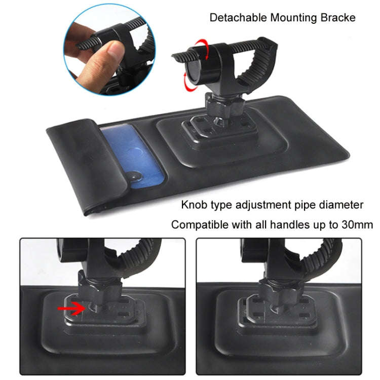 Outdoor Cycling Mobile Phone Navigation Waterproof Bracket(Black Green)