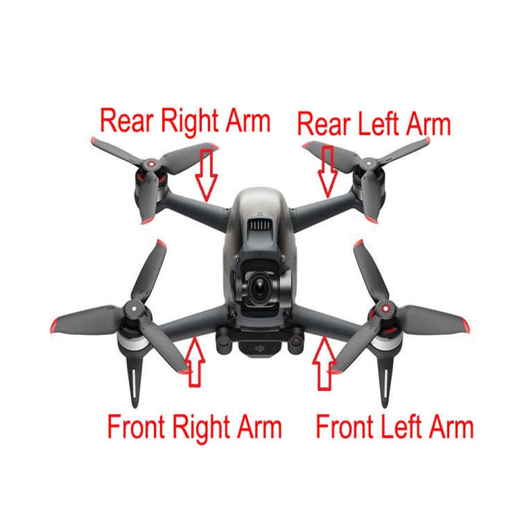 For DJI FPV Drone Arm Parts Replacement Spare Part ,Spec: Left Front