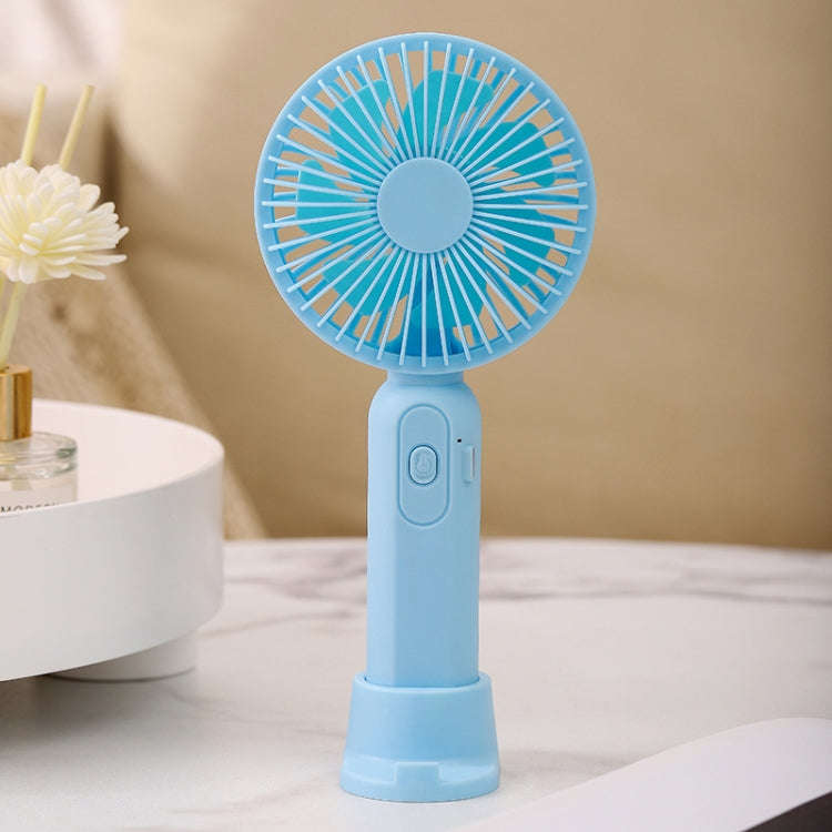 M9 Handheld Mini Fan Outdoor USB Charging Desktop Fan 800mAh(Blue)