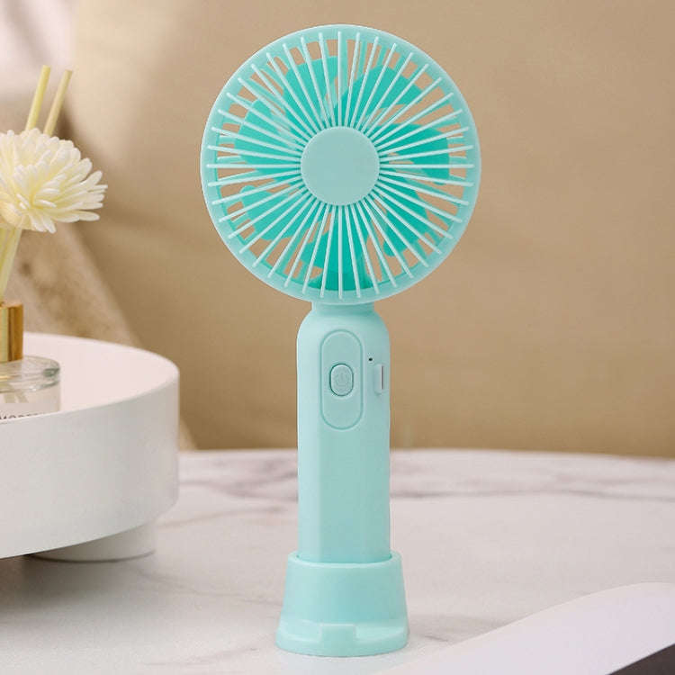 M9 Handheld Mini Fan Outdoor USB Charging Desktop Fan 800mAh(Green)