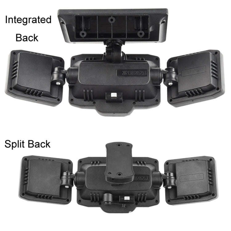 Remote Control Solar Wall Light LED Triple Rotation Sensor Flood Light, Specification: 192COB Int...
