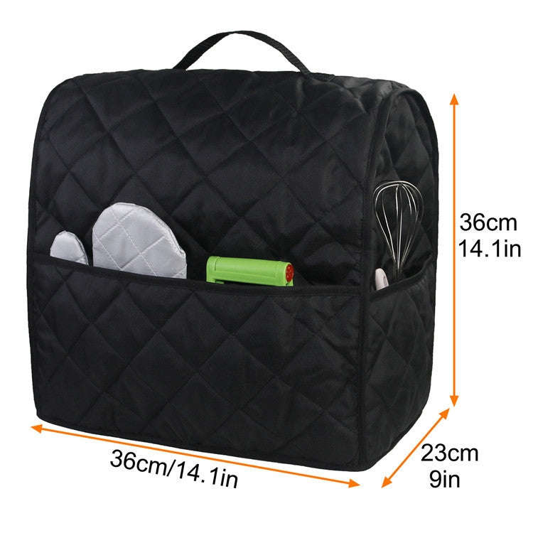 For KitchenAid 4.5QT Mixer Machine Dust Cover Waterproof Storage Bag 36 x 23 x 36cm(Coffee)