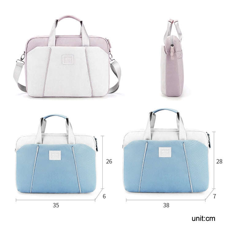 13.3-14 inch Computer Handheld Messenger Bag For Apple MacBook / Huawei / Xiaomi / Basne(Ladder t...