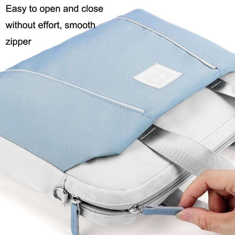 13.3-14 inch Computer Handheld Messenger Bag For Apple MacBook / Huawei / Xiaomi / Basne(Ladder t...