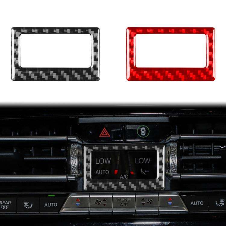 For 2019-2024 BMW 8 Series G14 Universal Air Conditioning Temperature Display Frame Sticker(Red)