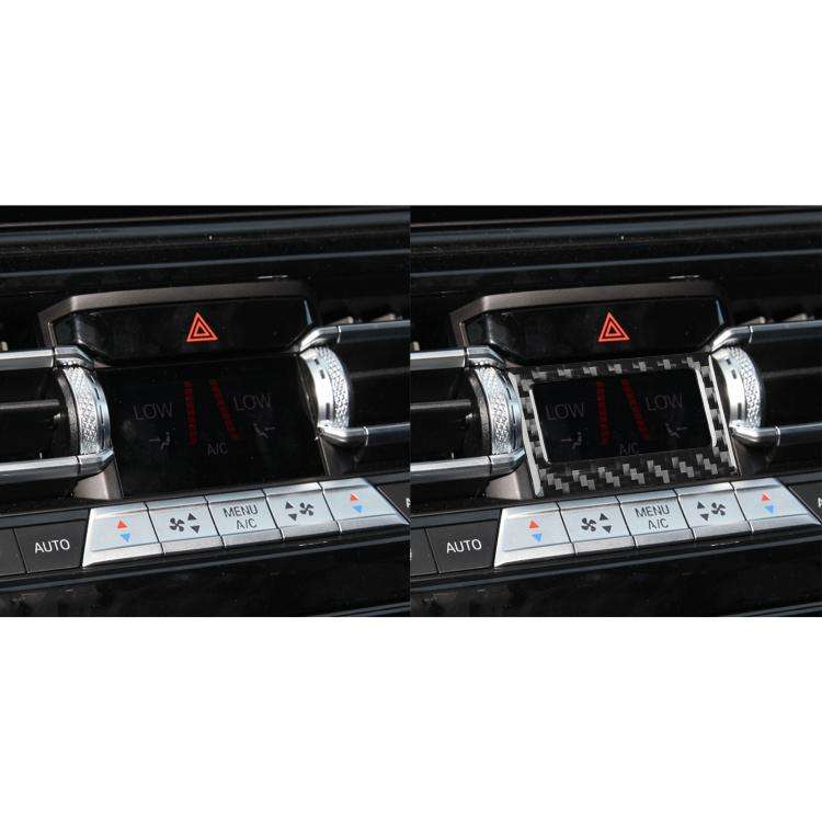For 2019-2024 BMW 8 Series G14 Universal Air Conditioning Temperature Display Frame Sticker(Black)