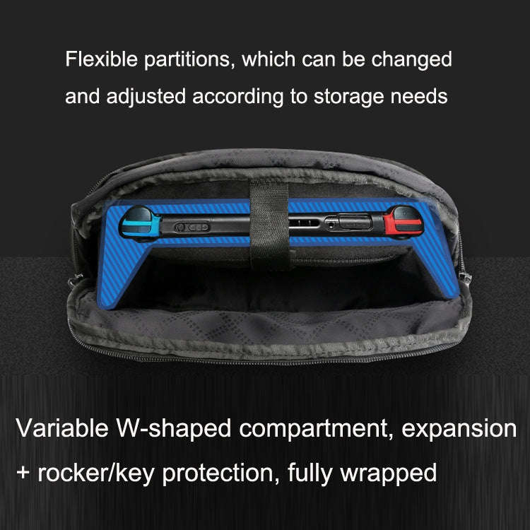 For Nintendo Switch MAHOO 10268 Storage Bag Handbag Shoulder Multi-functional Waterproof Messenge...