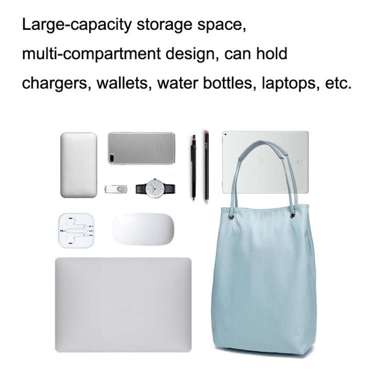 For Apple Macbook Shoulder / Handheld / Messenger Computer Bag, Size: Medium(Black+Black PU Power...