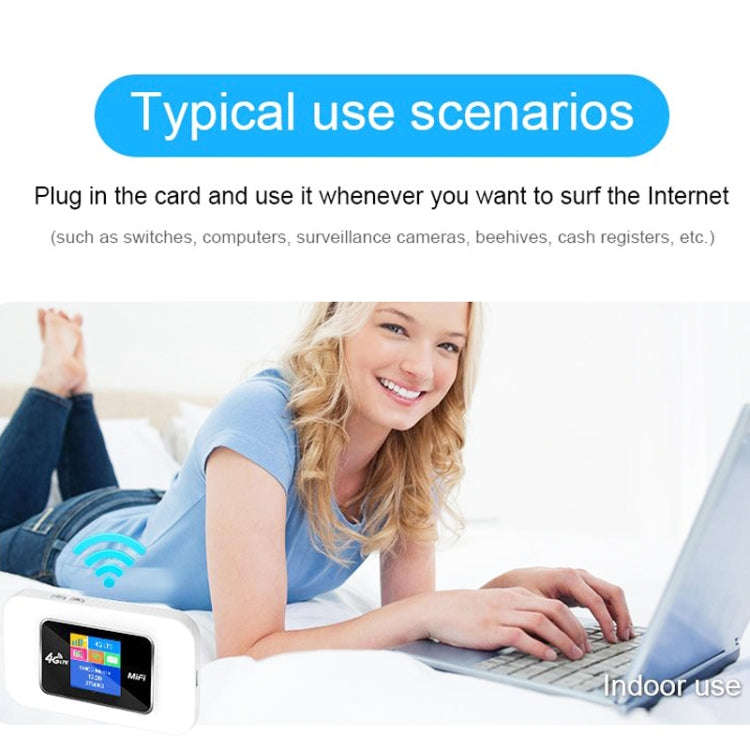 D921 4G Portable Plug-In Card Router Support Malay MOD Modem Portable WIFI Wireless Hotspot(White)