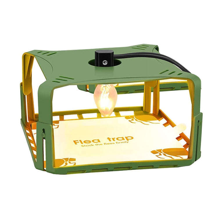 1pcs SK121 Square Fly Trap Flea Trap Pet Household Flea Light Catcher(US Plug)